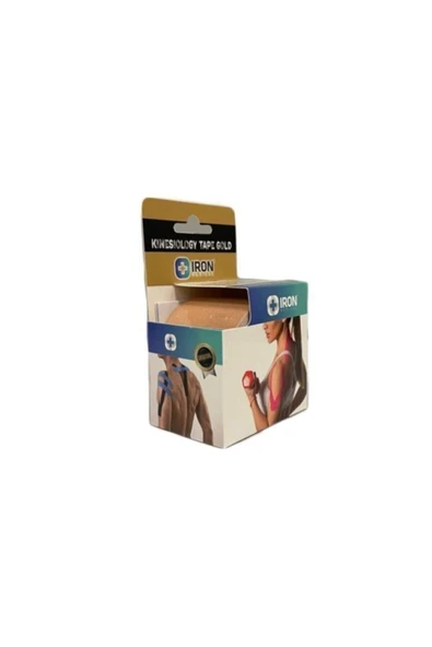İRON MEDİCAL Kinesio Tape Ten Rengi Kas Ağrı Sporcu Bandı ürün görseli 1