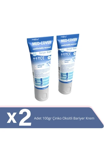 MED-COVER Çinko Oksit Bariyer Krem 100gr X 2 Adet ürün görseli 1