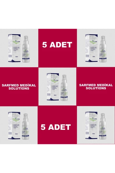 ONECARE Medikal Flaster Sökücü, Yapışkan Çözücü Sprey 50 ml (5 Adet) ürün görseli 1
