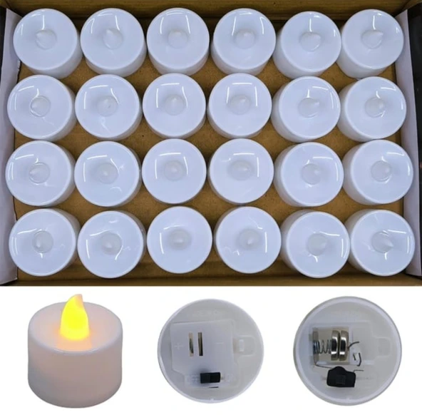 Pilli Mum 1.8cm 24'lü Paket ürün görseli 1