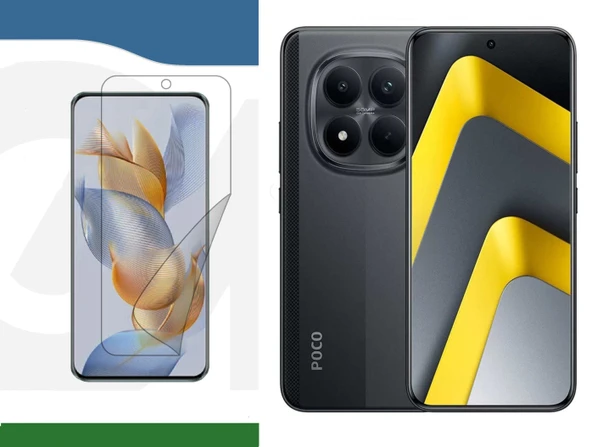 Poco M8 Pro ile Uyumlu Hidrojel Nano Film HD Şeffaf Ekran Koruyucu(Tempered Cam Değildir!) ürün görseli 1