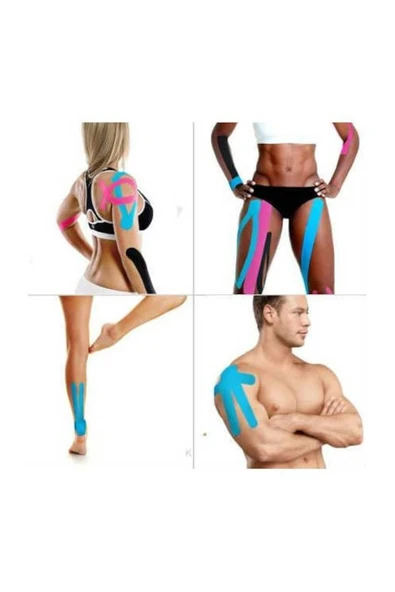 EVLOOP Medikal Iron Kinesiology Ağrı Bandı-kinesio Tape 5cmx5m Sarı Renk ürün görseli 1