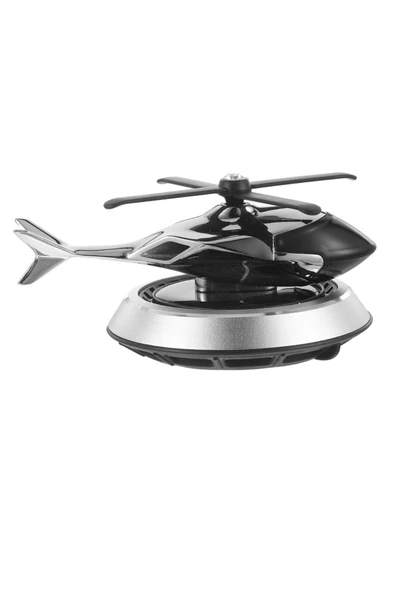 BERTECH MED Araba Hava Spreyi Güneş Enerjili Dönen Koku Verici Helikopter Numaratör Hediyeli ürün görseli 1