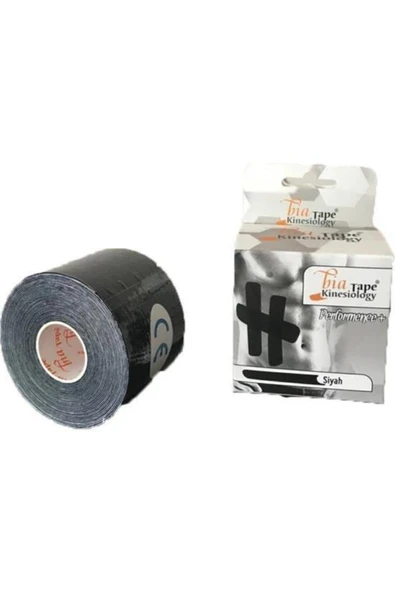 BİATAPE Bia Tape Kinesio Kinesiology 5cmx5m Siyah Ağrı Sporcu Bandı ürün görseli 1