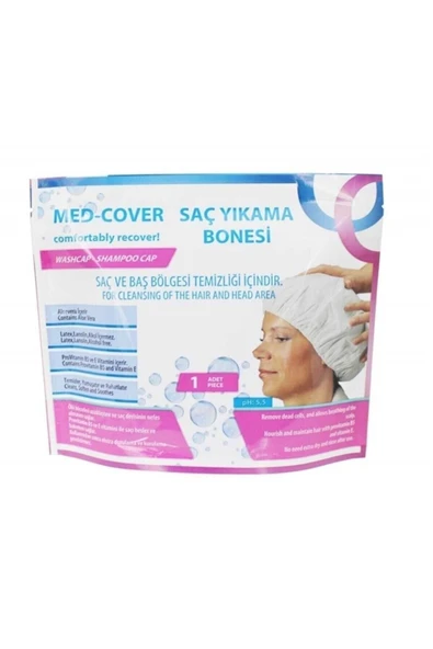 MED-COVER Med-cover Saç Yıkama Bonesi 3 Adet ürün görseli 1