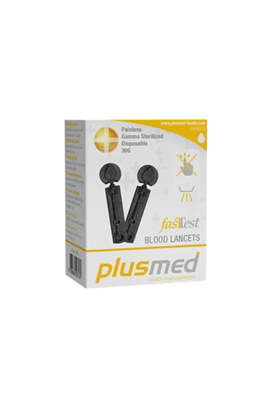 PLUSMED Fasttest 30g Lanset 100lü Parmak Delme Iğnesi ürün görseli 1