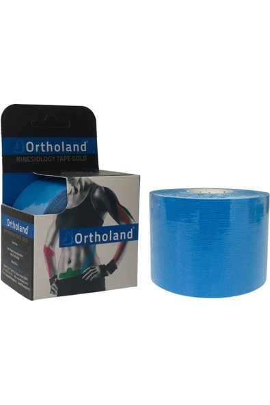 ORTHOLAND Açık Mavi Renk Kinesi Band,sporcu Kas Ağrı Bandı,kinezyo Tape ürün görseli 1