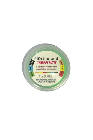 ORTHOLAND THERAPY PUTTY DİRENÇLİ EL EGZERSİZ HAMURU 3 OZ-85 GR ürün görseli 1