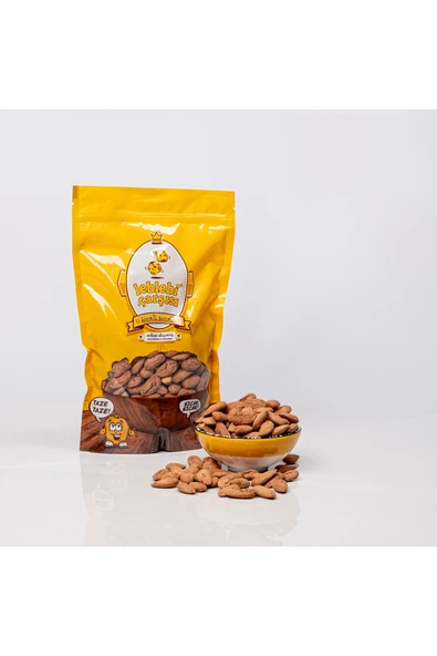 Kavrulmuş Tuzlu Badem 600 Gr- %100 Taze,yerli,doğal- Yeni Mahsul, A Kalite ürün görseli 1