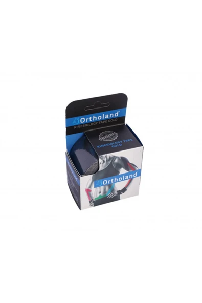 ORTHOLAND Kınesıology Ağrı Bandı Bant -siyah Renkli-5 Cm*5 Mt ürün görseli 1