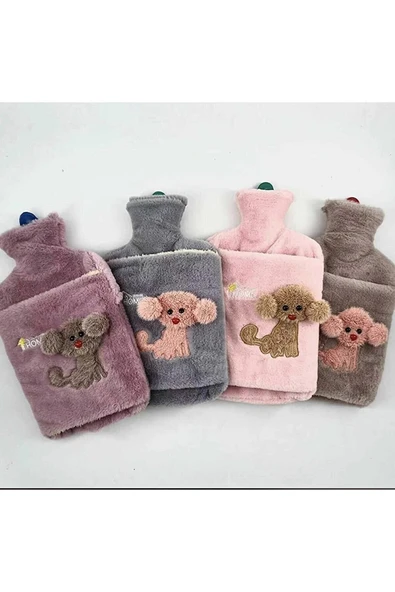 VZN Emr Peluş Kılıflı Köpek Emojili Sıcak Su Torbası ürün görseli 1