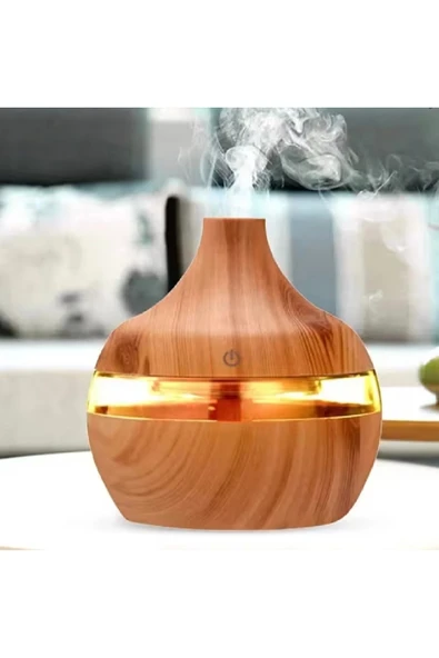 VENİTH AROMATERAPİ Mini Ahşap Hava Nemlendirici Buhar Makinesi Aromaterapi Koku Yayıcı ürün görseli 1