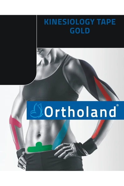 ORTHOLAND KINESIOLOGY BANT 5 CM*5 MT ORTHOLAND SİYAH RENK ürün görseli 1