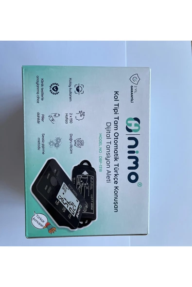 NİMO NİMO TANSİYON ALETİ KOLDAN ÖLÇER KONUŞAN DBP-1318 ürün görseli 1