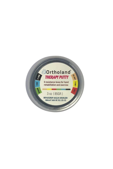 ORTHOLAND THERAPY PUTTY DİRENÇLİ EL EGZERSİZ HAMURU 3 OZ-85 GR ürün görseli 1