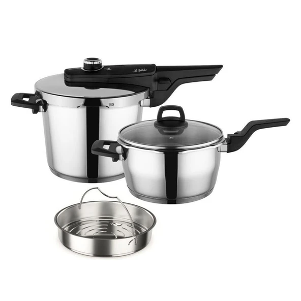 Aryıldız Easy Quick Kanka Düdüklü Set 6+4 Litre 153AR223321 ürün görseli 1