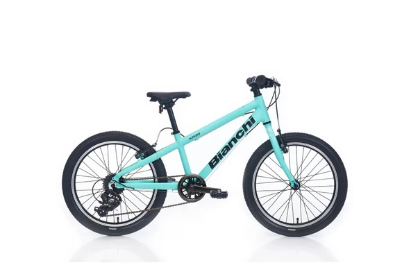 BIANCHI XR20 ERKEK ÇOCUK BİSİKLETİ 280H V 20 JANT 7 VİTES SHIMANO 7C CELESTE SİYAH ürün görseli 1