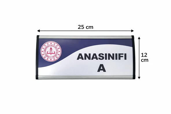 Kapı İsimliği 12x25cm 5li Paket - Resim 2