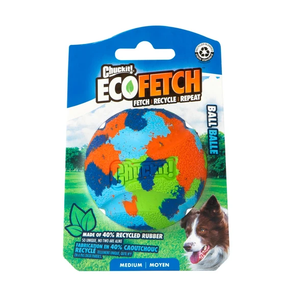 Chuckit! Eco Fetch Ball Doğa Dostu Köpek Oyun Topu Orta Boy 6,5 Cm ürün görseli 1