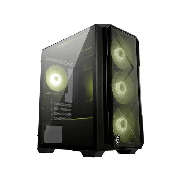 MSI MAG FORGE M120R AIRFLOW 4x120mm ARGB Fan Mesh Temperli Cam Mini Tower mATX Gaming Kasa ürün görseli 1