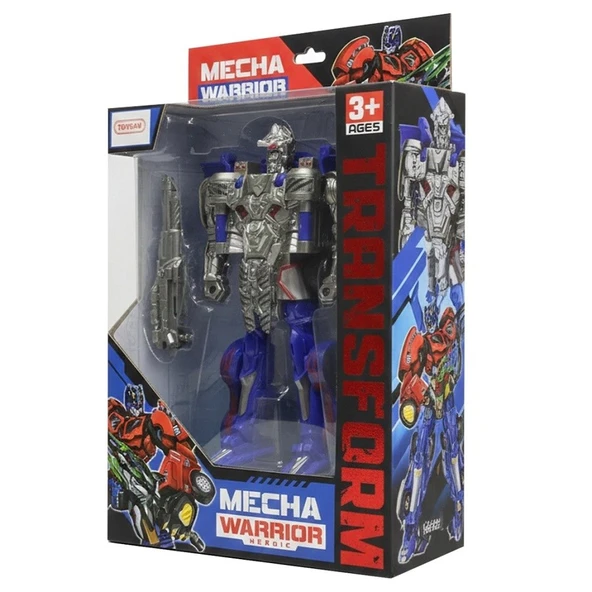 20 cm Arabaya Dönüşen Transformer Robot 7582 - Resim 2