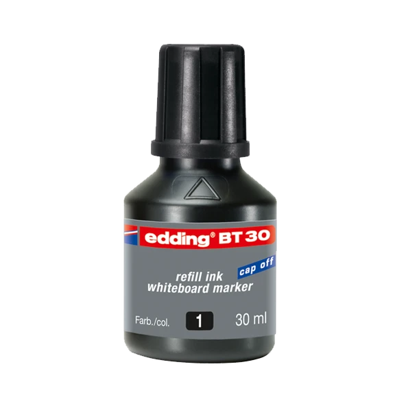 Edding Tahta Kalem Mürekkebi Damlalıklı 30 ML Siyah BT30 ürün görseli 1