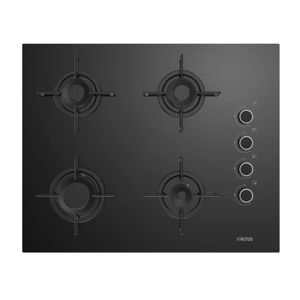 Altus ALA 159 DB 65 cm Siyah Cam Ankastre Ocak ürün görseli 1