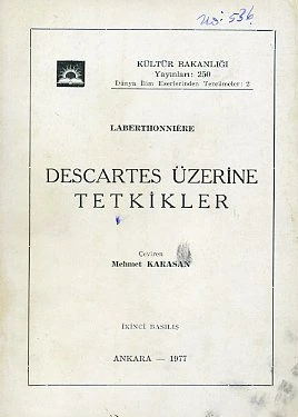 Descartes Üzerine Tetkikler ürün görseli 1