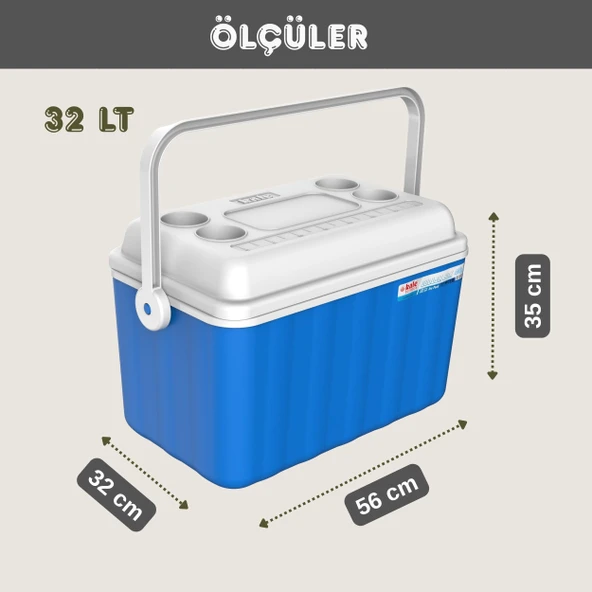 32 Lt Buzluk Termos (1015 Cooler Box) - Resim 4
