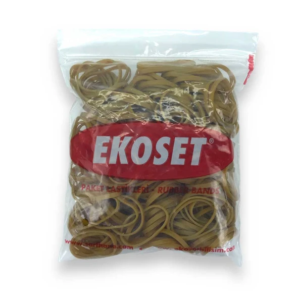 Ekoset 50x3mm Kauçuk Paket Ambalaj Lastiği 100 Adet ürün görseli 1