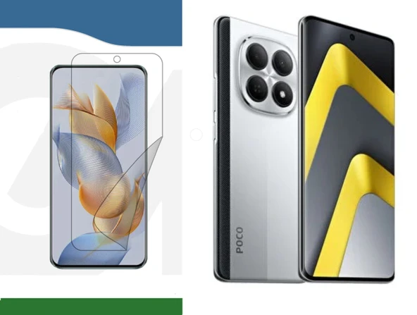 Poco M8 5G ile Uyumlu Hidrojel Nano Film HD Şeffaf Ekran Koruyucu(Tempered Cam Değildir!) ürün görseli 1