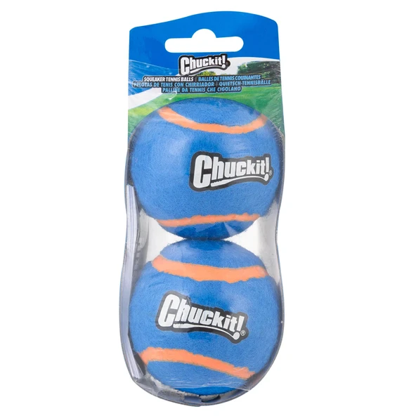 Chuckit! Sesli Tenis Köpek Oyun Topu 2'li Paket Küçük Boy 5,1 Cm ürün görseli 1