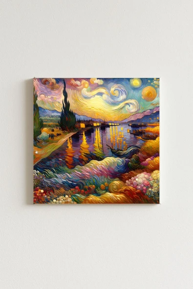GARDEN ART HOME River Kanvas Tablo Çok Renkli ürün görseli 1