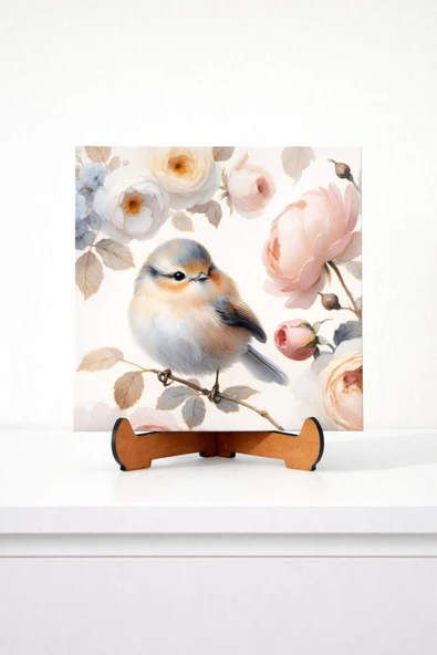 GARDEN ART HOME Cici Kuş Tablo Çok Renkli ürün görseli 1