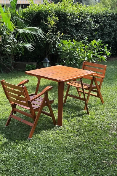 GARDEN ART HOME Como Masa Meşe - Resim 4