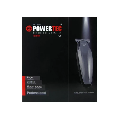 Powertec TR-1158 Saç Sakal Tıraş Makinesi ürün görseli 1