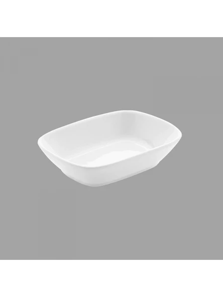 Güral Porselen Kare Beyaz Kayık Tabak 6 Adet 17 cm ürün görseli 1