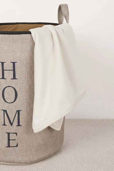 Home Yazılı Çamaşır Sepeti - Resim 3