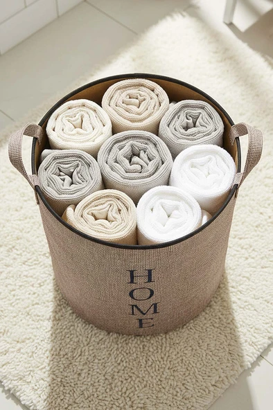 Home Yazılı Çamaşır Sepeti - Resim 5