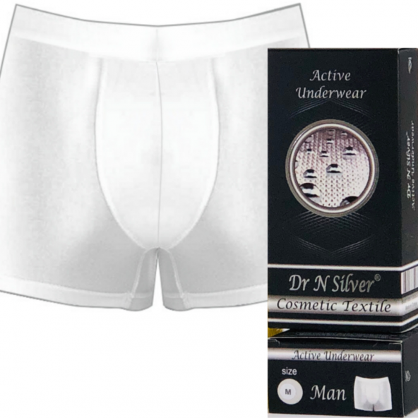 Dr N Silver Gümüşlü Erkek Boxer (2 Adet)  XL - Resim 6