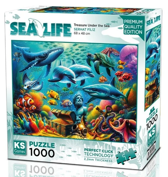 KS Games 1000 Parça Deniz Altındaki Hazine Puzzle - 20825 - Serhat Filiz ürün görseli 1