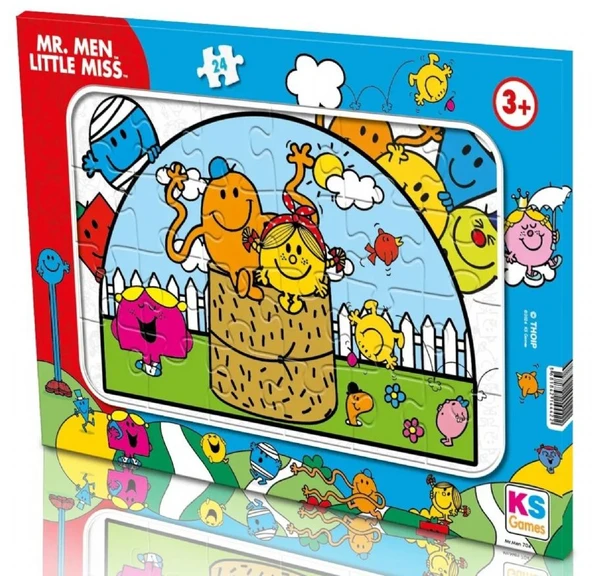 KS Games 24 Parça Kız ve Erkek Çocuk Frame Puzzle - Mr Men - MRMEN704 - 3 Yaş Üzeri ürün görseli 1