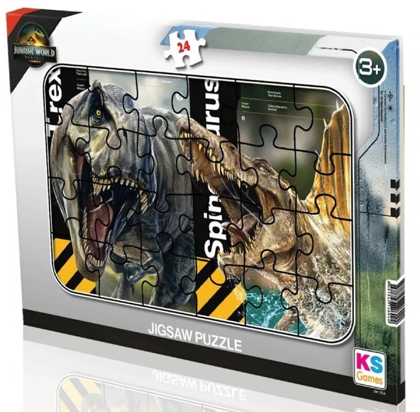 KS Games 24 Parça Erkek Çocuk Jurrasic World Rebirth Frame Puzzle - JW704 - 3 Yaş Üzeri ürün görseli 1
