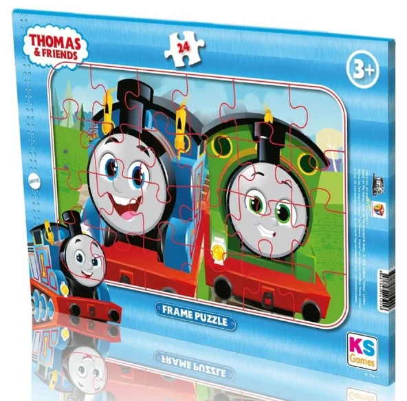 KS Games 24 Parça Erkek Çocuk Thomas ve Arkadaşları Frame Puzzle TF704 ürün görseli 1