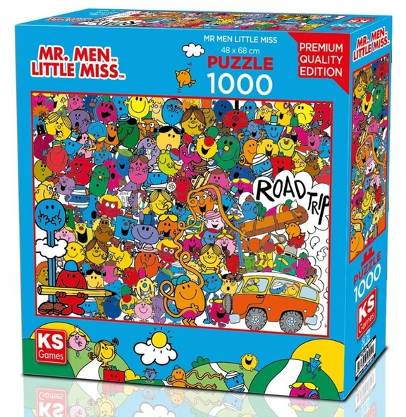 KS Games 1000 Parçalık Mr. Men Little Miss Puzzle/Yapboz ürün görseli 1