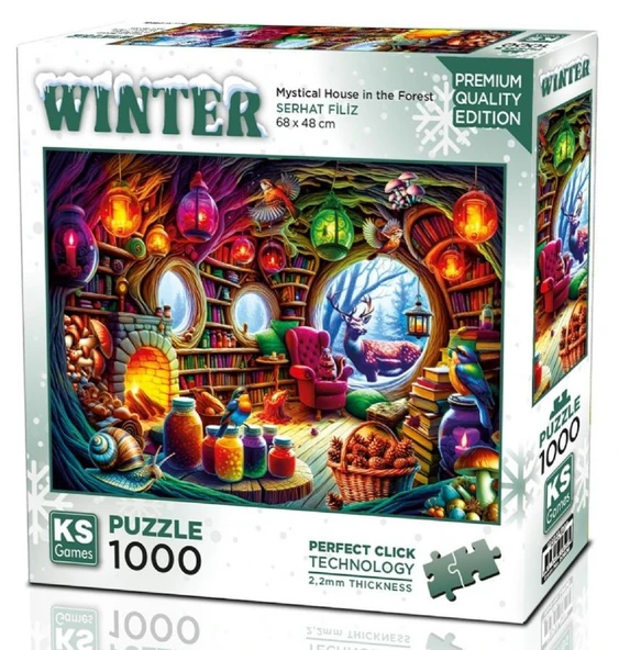 KS Games Ormandaki Gizemli Ev Puzzle 1000 Parça - 20826 - Serhat Filiz ürün görseli 1