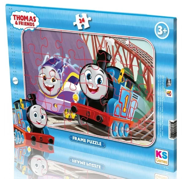 KS Games Erkek Çocuk 24 Parça Frame Çerçeveli Puzzle - Thomas and Friends - TF704 ürün görseli 1