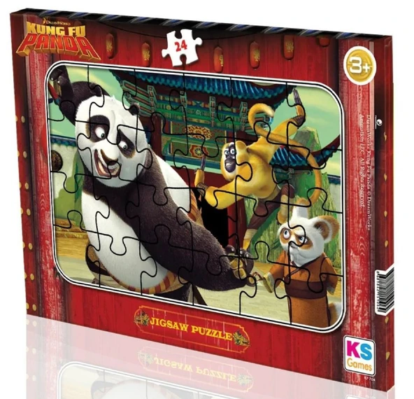 KS Games Kung Fu Panda Frame Puzzle - 24 Parça - Erkek Çocuk - 3 Yaş Üzeri - KP704 ürün görseli 1