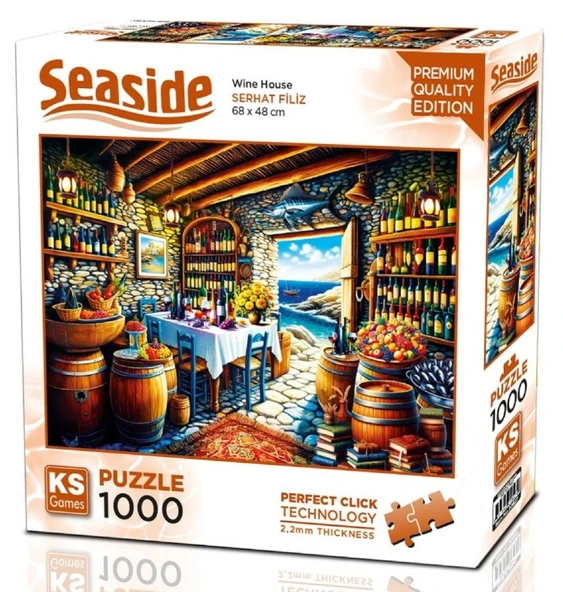 KS Games 1000 Parçalık Vine House Puzzle - Serhat Filiz - 20827 ürün görseli 1