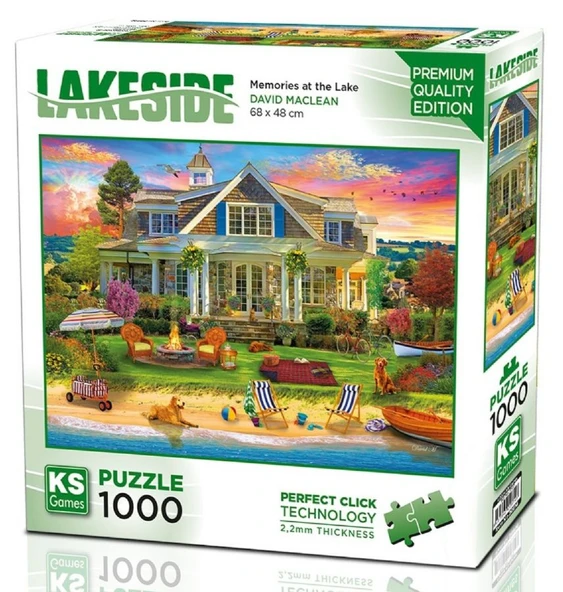 KS Games 1000 Parça Göl Kenarındaki Anılar Puzzle - 20814 - Dominic Davison ürün görseli 1